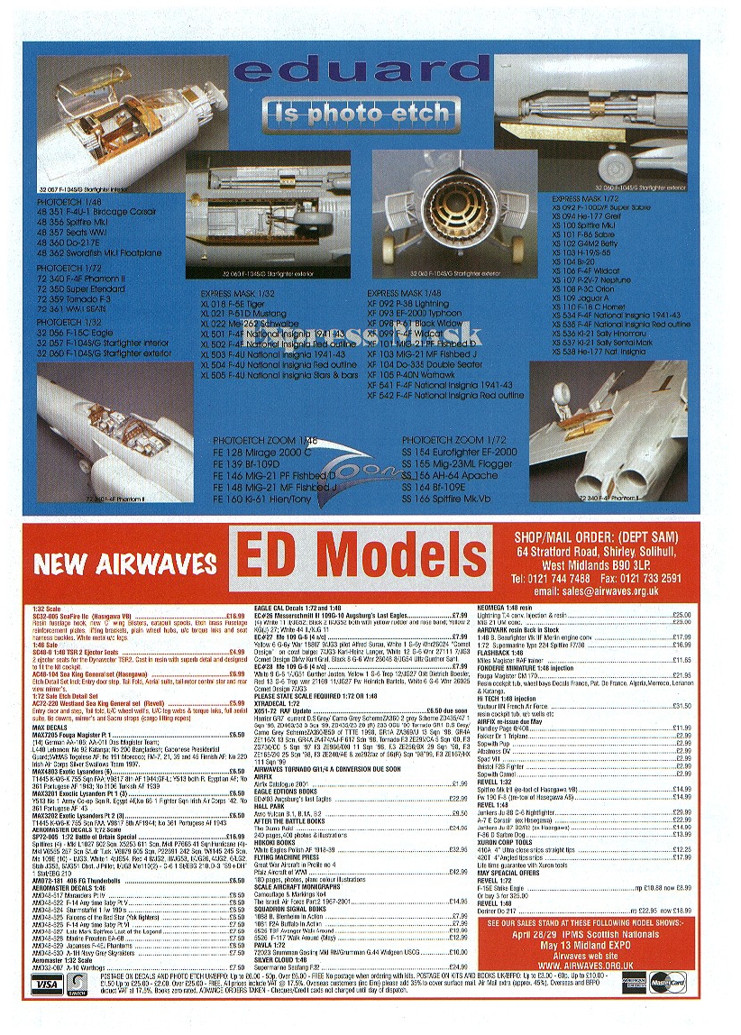 Scale Aviation Modeller International 2001-05